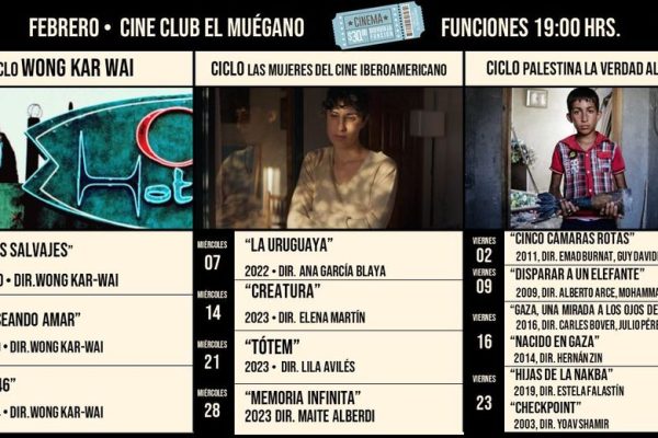 Febrero: Tres ciclos de cine imperdibles en la Biblioteca Los Mangos